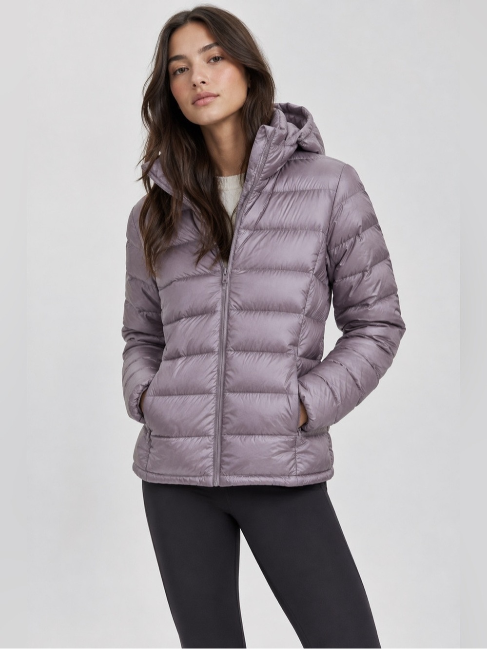 Aritzia TNA The Little Puff Lightweight packable goose down puffer jacket XS